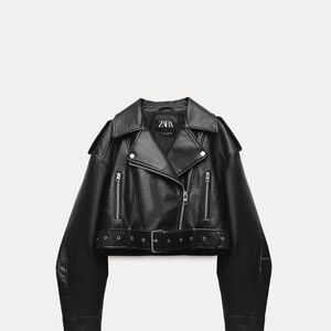 Women's Black Leather Jacket